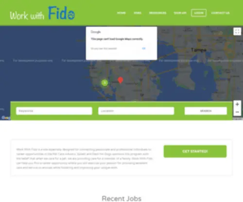 Workwithfido.com(Work With Fido) Screenshot