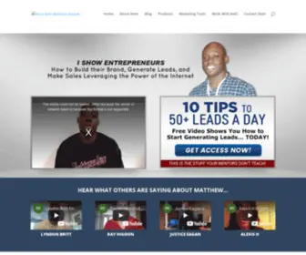Workwithmatthewalleyne.com(Work With Matthew Alleyne) Screenshot