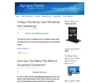 Workwithrichardp.com(Internet Marketing Training and Tips) Screenshot
