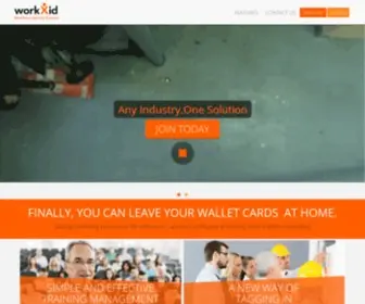 WorkXid.com(Portable Credentialing Systems) Screenshot