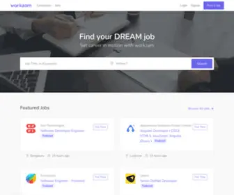WorkZam.com(Workzam) Screenshot