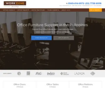 WorkZonefurnishop.com(Office Furniture Supplier in the PhilippinesPrice List)) Screenshot