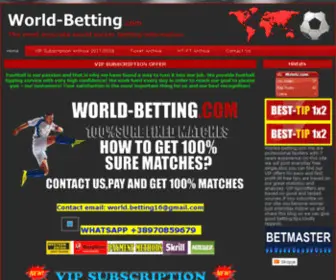 World-Betting.com Screenshot