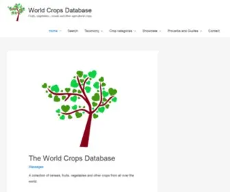 World-Crops.com(World Crops Database) Screenshot