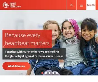 World-Heart-Federation.org(World Heart Federation) Screenshot