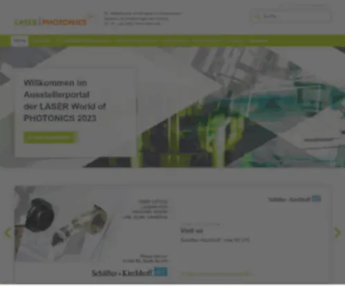 World-OF-Photonics-Media.de(LASER World of PHOTONICS Ausstellerverzeichnis) Screenshot