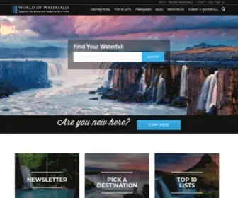 World-OF-Waterfalls.com(World of Waterfalls) Screenshot