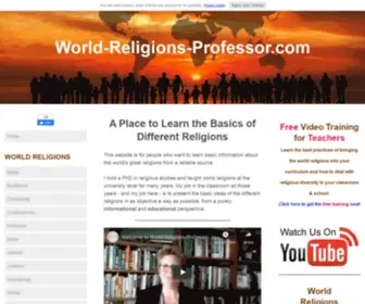 World-Religions-Professor.com(Basic World Religions Information) Screenshot