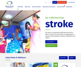 World-Stroke.org(Our vision) Screenshot