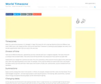 World-Timezone.com(World Time Zones) Screenshot