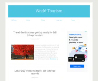 World-Tourism.org(World Tourism) Screenshot