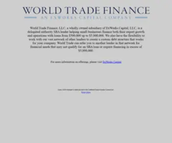 World-Trade-Finance.com(World Trade Finance) Screenshot