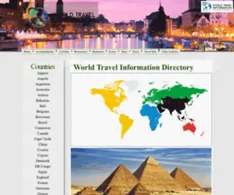 World-Travel-Info.net(World Travel Information Directory) Screenshot