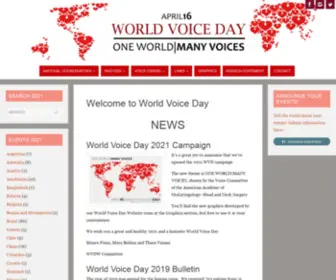 World-Voice-Day.org(World Voice Day 2014) Screenshot