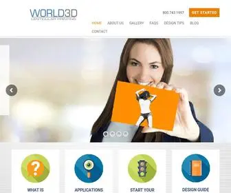 World3D.com(Lenticular Printing) Screenshot