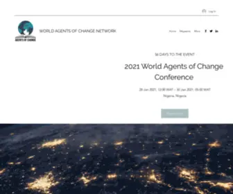 Worldagentsofchange.org(World Agents of Change Network) Screenshot