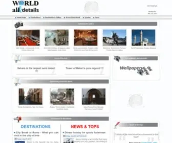 Worldalldetails.com(Travel Destinations) Screenshot