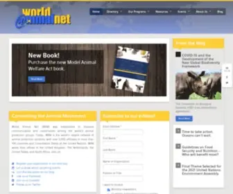 Worldanimalnet.org(Worldanimalnet) Screenshot