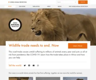 Worldanimalprotection.or.ke(Our vision) Screenshot