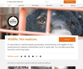 Worldanimalprotection.org.au(Our vision) Screenshot