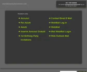 Worldannouncement.net(Tutta Italia) Screenshot