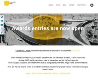 Worldarchitecturefestival.com(World Architecture Festival and awards) Screenshot