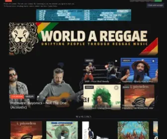 Worldareggae.com(World A Reggae Magazine) Screenshot
