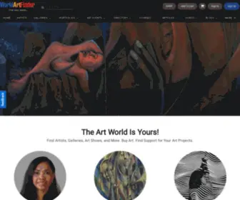 Worldartfinder.com(World Art Finder) Screenshot