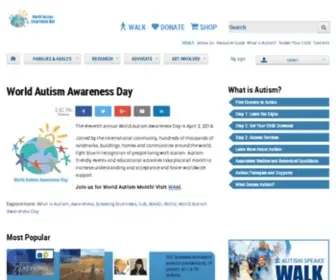 Worldautismawarenessday.org(World Autism Awareness Day) Screenshot