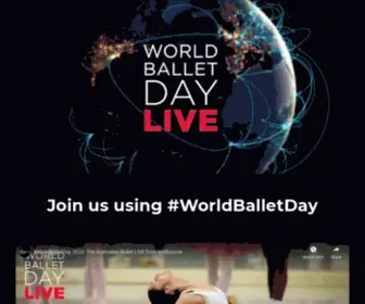 Worldballetday.com(World Ballet Day) Screenshot