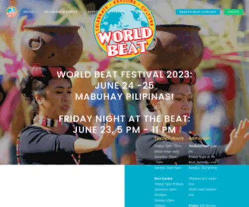 Worldbeatfestival.org(The World Beat Festival) Screenshot