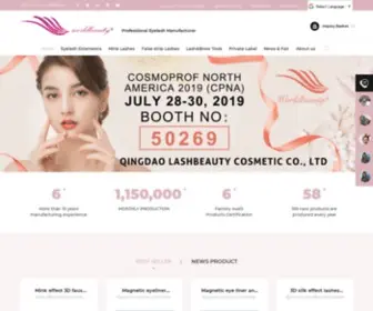 Worldbeautylashes.com(World beauty lashes) Screenshot