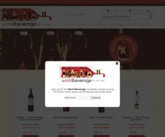 Worldbeverage.net(Liquor) Screenshot