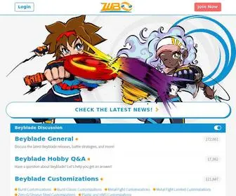 Worldbeyblade.org(World Beyblade Organization by Fighting Spirits Inc) Screenshot