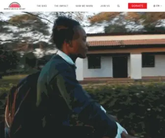 Worldbicyclerelief.org(World Bicycle Relief) Screenshot