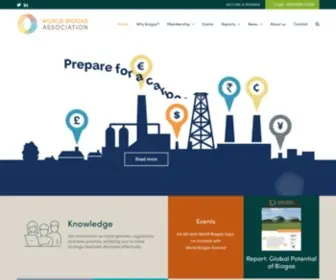 Worldbiogasassociation.org(The World Biogas Association) Screenshot