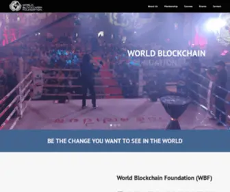 Worldblockchain.foundation(WBF Site) Screenshot