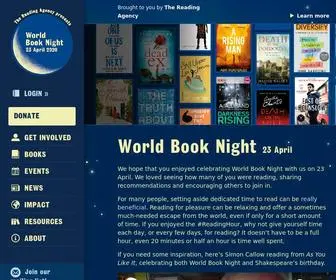 Worldbooknight.org(World Book Night) Screenshot