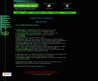 Worldbreak.com(FREE Web Site Hosting) Screenshot