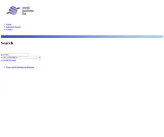 Worldbusinesslist.net(World Business List) Screenshot