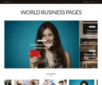 Worldbusinesspages.com(worldbusinesspages) Screenshot