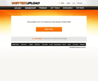 Worldbytez.com(File upload) Screenshot