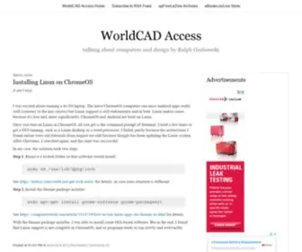 Worldcadaccess.com(WorldCAD Access) Screenshot