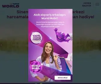 Worldcard.com.tr(Avantajlarla Dolu Kart Dünyası) Screenshot