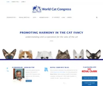 Worldcatcongress.org(World Cat Congress) Screenshot