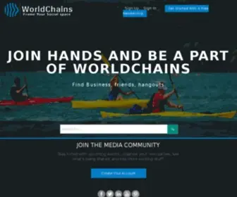 Worldchains.com(Landing Page) Screenshot