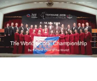 Worldchoralchampionship.org(The World Choral Championship) Screenshot