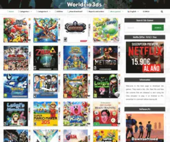 Worldcia3DS.com(Descargar Juegos 3ds Cias Gratis Español Multilenguaje) Screenshot