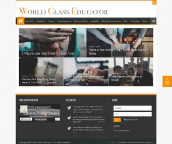 Worldclasseducator.com(World Class Educator) Screenshot