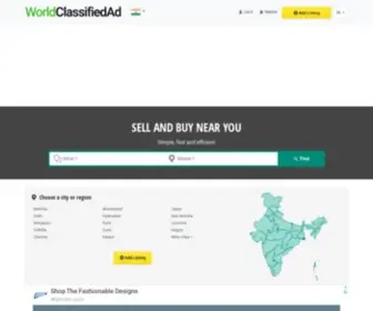 Worldclassifiedad.com(World Classified Ad) Screenshot
